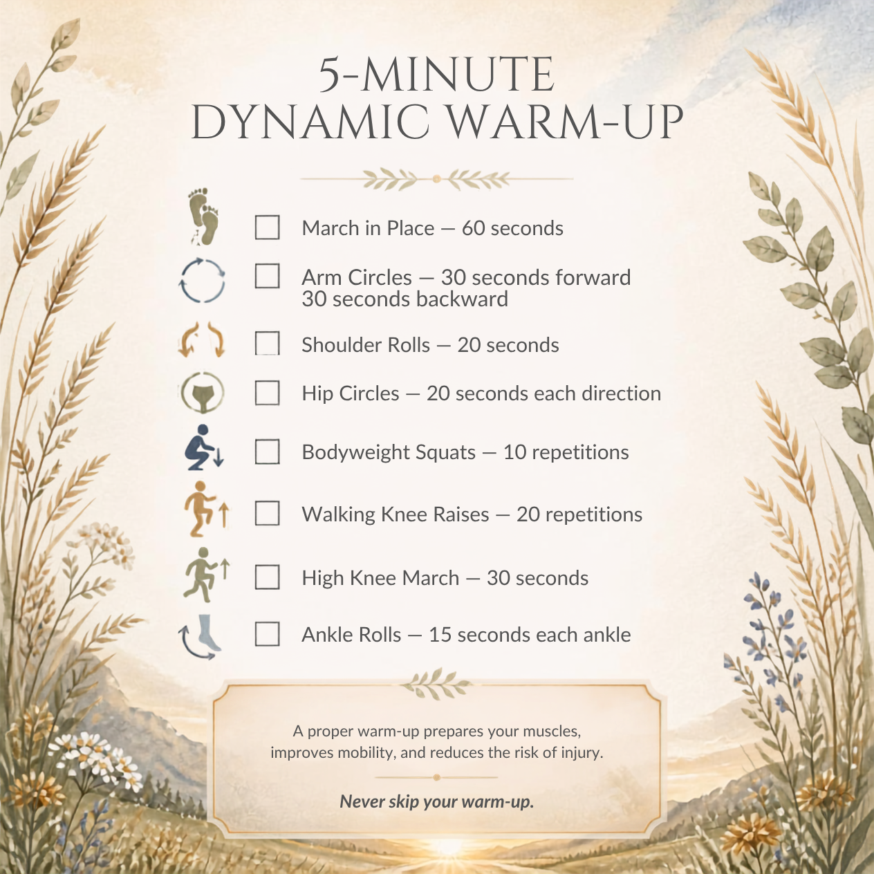 Operation Rise | 28-Day Beginner Military-Inspired Calisthenics Challenge (Printable PDF)